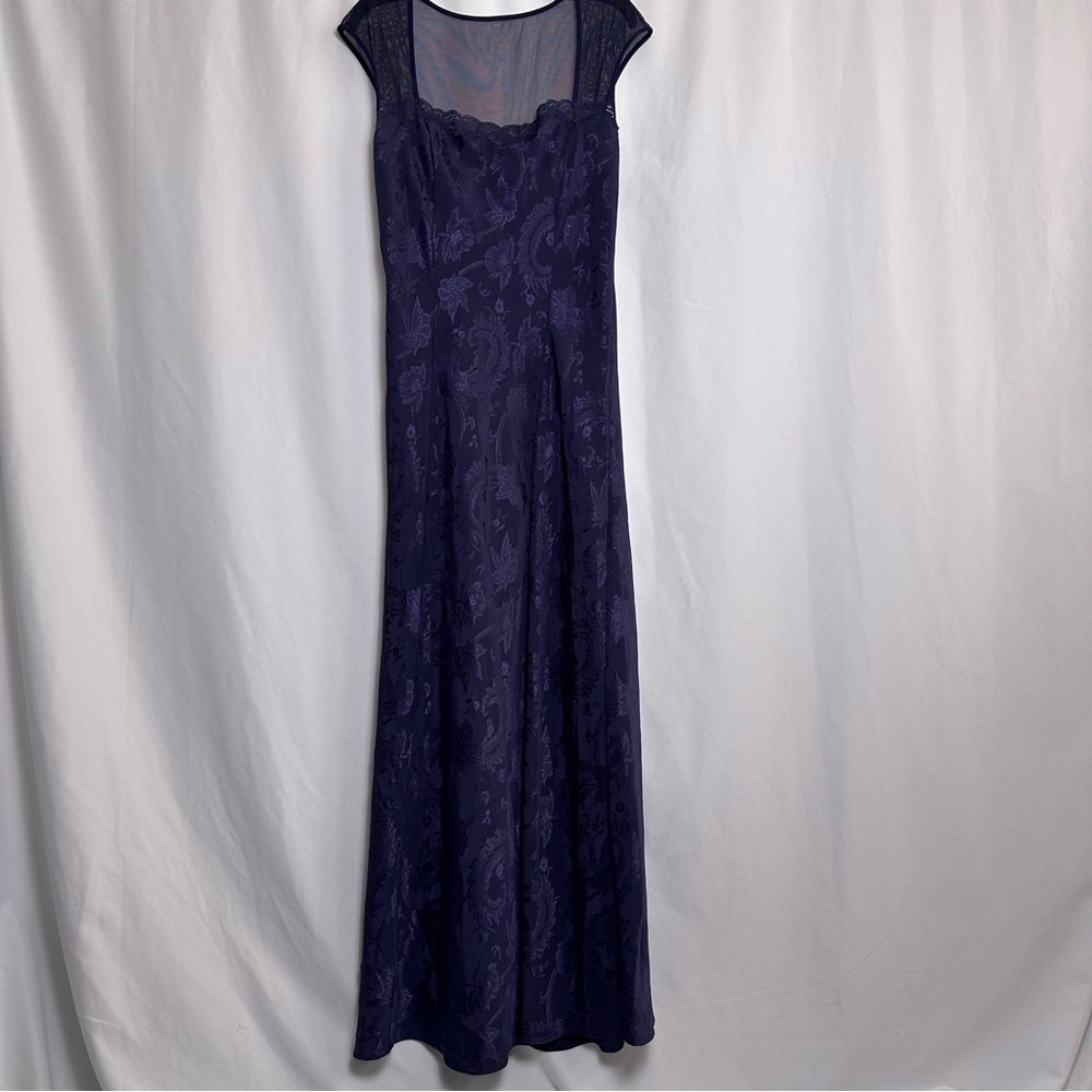 Vintage Victoria’s Secret Gold Label floral satin slip dress gown in size M